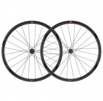 3T DISCUS C35 LTD STEALTH CARBON CLINCHER DISC ROAD WHEELSET